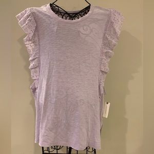 Ruffled-Sleeve Tunic